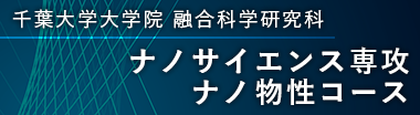 千葉大学大学院 融合科学研究科 ナノサイエンス専攻ナノ物性コース